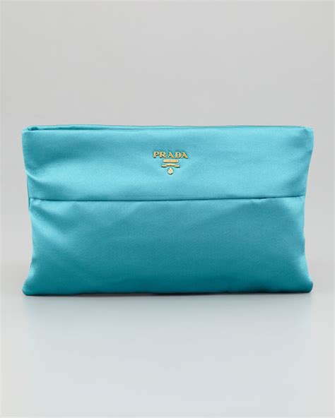 prada clutch blau|designer Prada clutch.